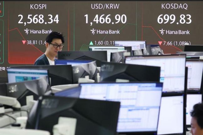Sumber : Pasar Saham Korea - Yonhap News